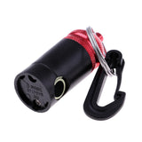 Maxbell 2 Pieces Scuba Diving Aluminum Regulator Hose Holder Keeper with Clip