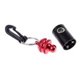 Maxbell 2 Pack Scuba Diving Aluminum Regulator Hose Holder Keeper with Clip