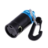 Maxbell 2 Pieces Scuba Diving Aluminum Regulator Hose Holder Keeper with Clip