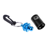Maxbell 2 Pieces Scuba Diving Aluminum Regulator Hose Holder Keeper with Clip