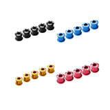 Maxbell Maxbell 5Pcs Alloy Bike Chainwheel Bolt Double Chain Wheel Crank Arm Screw Gold