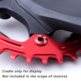 Maxbell Maxbell 5Pcs Alloy Bike Chainwheel Bolt Double Chain Wheel Crank Arm Screw Red