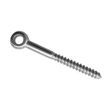 Maxbell 2Pieces Marine Grade 316 Stainless Steel Threaded Screw Lifting Eye Bolt