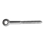 Maxbell 2Pieces Marine Grade 316 Stainless Steel Threaded Screw Lifting Eye Bolt