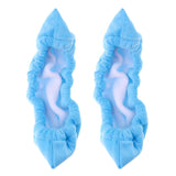 Maxbell Ice Hockey Figure Skate Terry Blade Covers Soakers Guards Cleaner Blue