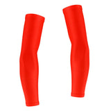 Maxbell Maxbell 1 Pair Stretch Football UV Sun Protection Arm Sleeves Cover  XXL Orange