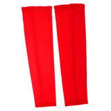 Maxbell Maxbell 1 Pair Stretch Football UV Sun Protection Arm Sleeves Cover  XL Red