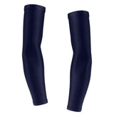 Maxbell Maxbell 1 Pair Stretch Football UV Sun Protection Arm Sleeves Cover  L Navy