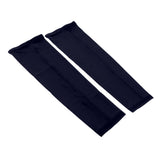 Maxbell Maxbell 1 Pair Stretch Football UV Sun Protection Arm Sleeves Cover  L Navy