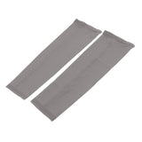 Maxbell Maxbell 1 Pair Stretch Football UV Sun Protection Arm Sleeves Cover  XXL Deep Gray