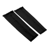 Maxbell Maxbell 1 Pair Stretch Football UV Sun Protection Arm Sleeves Cover  XXL Black