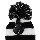 Maxbell 3Pcs Pom Pom Head Covers Knit Driver Golf Hybrid Club Wood Head Cover White - Aladdin Shoppers