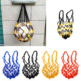Maxbell Mesh Sports Ball Bag Carrier for Volleyball Basketball Football Orange