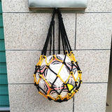 Maxbell Maxbell Mesh Sports Ball Bag Carrier for Volleyball Basketball Football Black Yellow