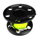 Maxbell Scuba Diving 50lbs Salvage Lift Bag with Dump Valve + 50m Finger Reel Spool