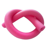 Maxbell Flexible Swimming Pool Noodle Hollow Foam Kids Adult Float Swim Aid Pink - Aladdin Shoppers