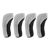 Maxbell Maxbell 4Pcs Golf Club Head Cover Headcovers with Interchangeable Number Tags Gray