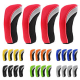 Maxbell Maxbell 4Pcs Golf Club Head Cover Headcovers with Interchangeable Number Tags Gray
