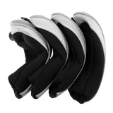 Maxbell Maxbell 4Pcs Golf Club Head Cover Headcovers with Interchangeable Number Tags Gray
