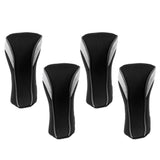 Maxbell Maxbell 4Pcs Golf Club Head Cover Headcovers with Interchangeable Number Tags Black