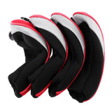 Maxbell Maxbell 4Pcs Golf Club Head Cover Headcovers with Interchangeable Number Tags Red