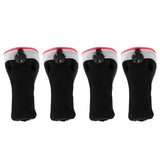 Maxbell Maxbell 4Pcs Golf Club Head Cover Headcovers with Interchangeable Number Tags Red