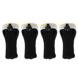 Maxbell Maxbell 4Pcs Golf Club Head Cover Headcovers with Interchangeable Number Tags Yellow