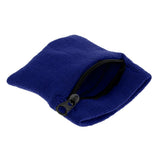 Maxbell 2Pieces Outdoor Sports Fitness Soft Wristband Sweatband Wallet Zipper Pocket