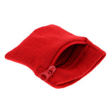 Maxbell 2Pieces Outdoor Sports Fitness Soft Wristband Sweatband Wallet Zipper Pocket