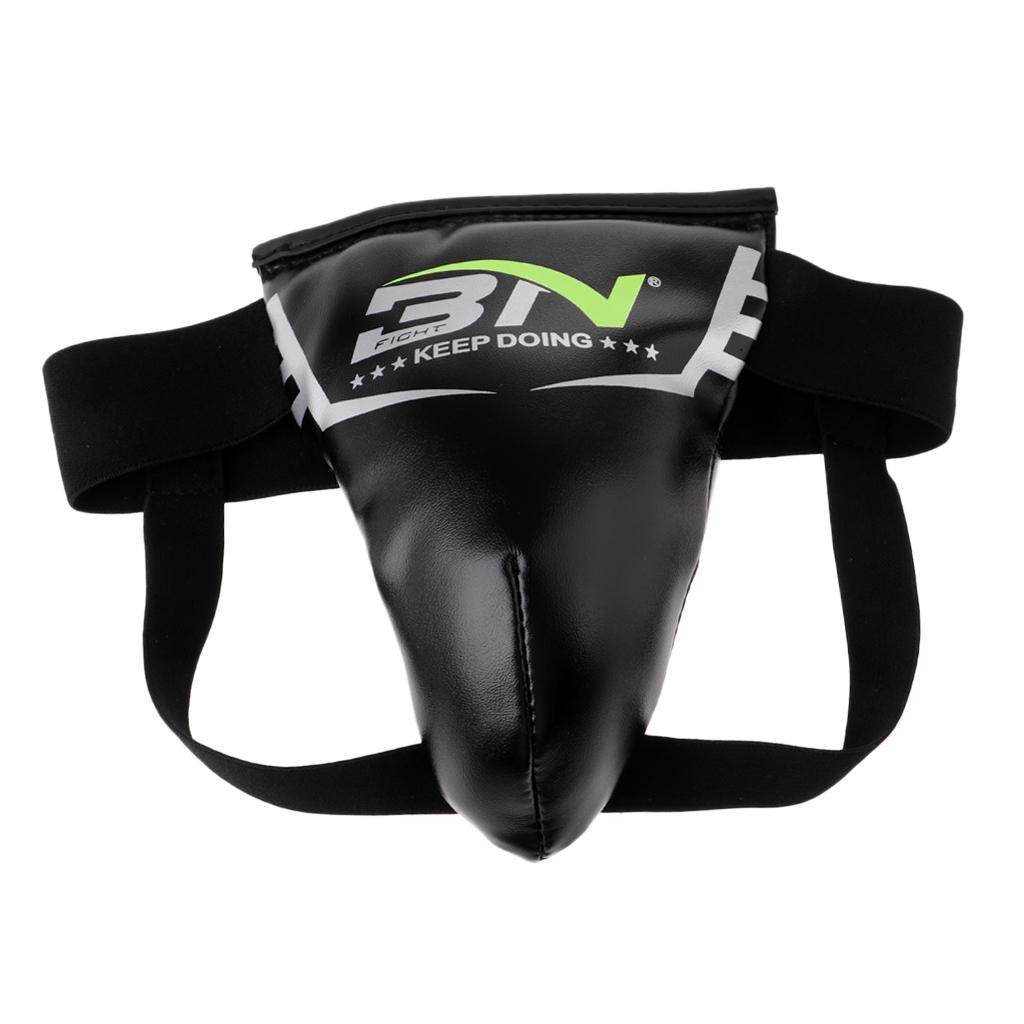 Maxbell Maxbell Elastic Belt Boxing Crotch Protector Groin Guard Boxing Gear S Black Kids