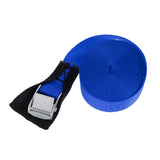 Maxbell Maxbell 300cm 25mm Kayak Canoe Tie Down Strap Pack Lash Belt Metal Buckle Blue