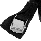 Maxbell Maxbell 300cm 25mm Kayak Canoe Tie Down Strap Pack Lash Belt Metal Buckle Black