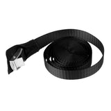 Maxbell Maxbell 300cm 25mm Kayak Canoe Tie Down Strap Pack Lash Belt Metal Buckle Black