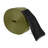 Maxbell Maxbell 300cm 25mm Kayak Canoe Tie Down Strap Pack Lash Belt Metal Buckle Army Green