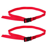 Maxbell 1 Pair 1m 25mm Golf Trolley Webbing Straps with Quick Release Buckle red - Aladdin Shoppers