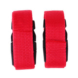 Maxbell 1 Pair 1m 25mm Golf Trolley Webbing Straps with Quick Release Buckle red - Aladdin Shoppers