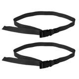 Maxbell 1 Pair 1m 25mm Golf Trolley Webbing Straps with Quick Release Buckle black - Aladdin Shoppers