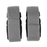 Maxbell 1 Pair 1m 25mm Golf Trolley Webbing Straps with Quick Release Buckle grey - Aladdin Shoppers