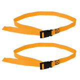 Maxbell 1 Pair 1m 25mm Golf Trolley Webbing Straps with Quick Release Buckle yellow - Aladdin Shoppers