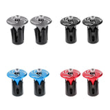 Maxbell 2pcs Handlebar End Caps Handlebar Plugs for Road Bike Mountain Bike Black - Aladdin Shoppers