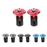 Maxbell 2pcs Handlebar End Caps Handlebar Plugs for Road Bike Mountain Bike Black - Aladdin Shoppers