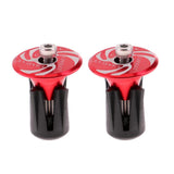 Maxbell 2pcs Handlebar End Caps Handlebar Plugs for Road Bike Mountain Bike Red - Aladdin Shoppers