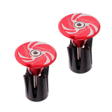 Maxbell 2pcs Handlebar End Caps Handlebar Plugs for Road Bike Mountain Bike Red - Aladdin Shoppers