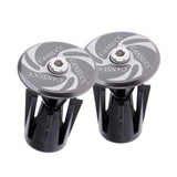 Maxbell 2pcs Handlebar End Caps Handlebar Plugs for Road Bike Mountain Bike Silver - Aladdin Shoppers