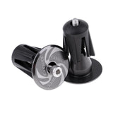 Maxbell 2pcs Handlebar End Caps Handlebar Plugs for Road Bike Mountain Bike Silver - Aladdin Shoppers