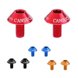 Maxbell Aluminum Alloy Bike Water Bottle Cage Bolt Holder Socket Screw M5x10mm Black - Aladdin Shoppers