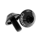 Maxbell Aluminum Alloy Bike Water Bottle Cage Bolt Holder Socket Screw M5x10mm Black - Aladdin Shoppers