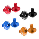 Maxbell Aluminum Alloy Bike Water Bottle Cage Bolt Holder Socket Screw M5x10mm Black - Aladdin Shoppers