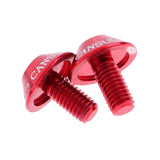 Maxbell Aluminum Alloy Bike Water Bottle Cage Bolt Holder Socket Screw M5x10mm Red - Aladdin Shoppers