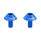 Maxbell Aluminum Alloy Bike Water Bottle Cage Bolt Holder Socket Screw M5x10mm Blue - Aladdin Shoppers